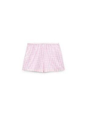 Zara x Barbie Pink Gingham Cotton Boxer Shorts